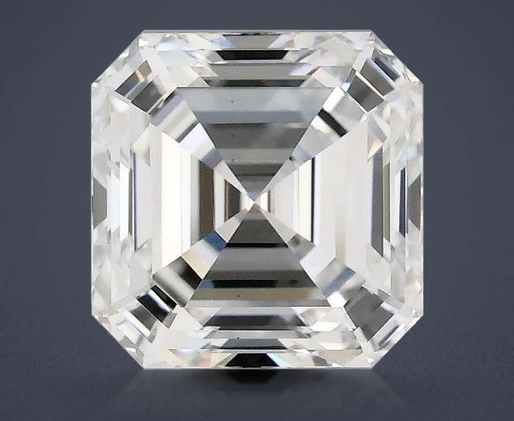 2.49ct E VS1 Rare Carat Ideal Cut Asscher Lab Grown Diamond