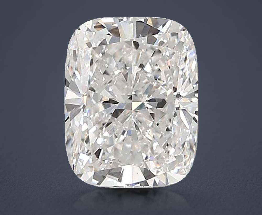 2.53ct E VS1 Rare Carat Ideal Cut Cushion Lab Grown Diamond