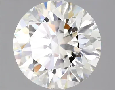 2.44ct K VVS2 Rare Carat Ideal Cut Round Diamond
