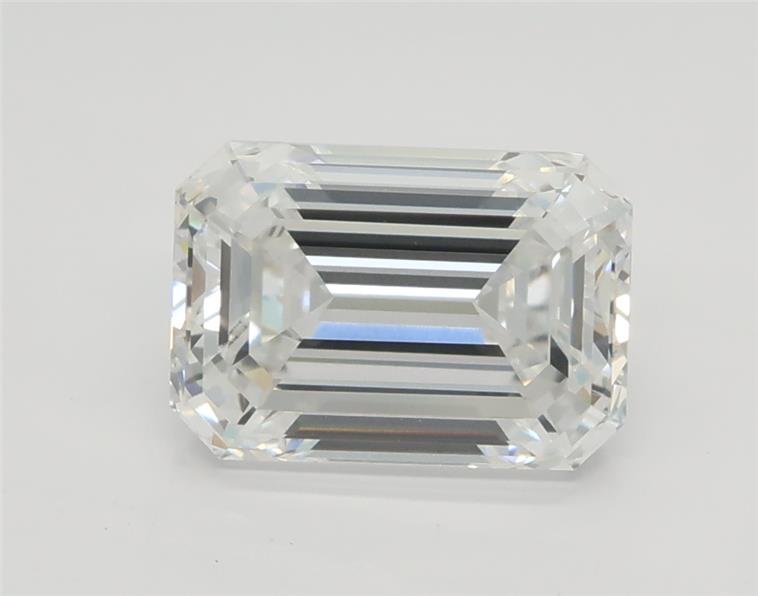 1.53ct E VVS2 Rare Carat Ideal Cut Emerald Lab Grown Diamond