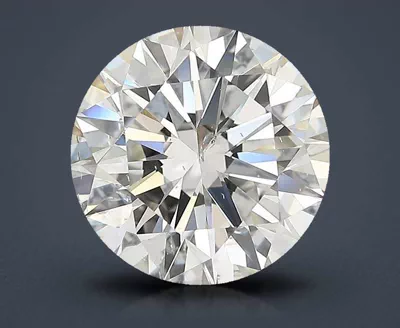 4.22ct J SI2 Rare Carat Ideal Cut Round Diamond