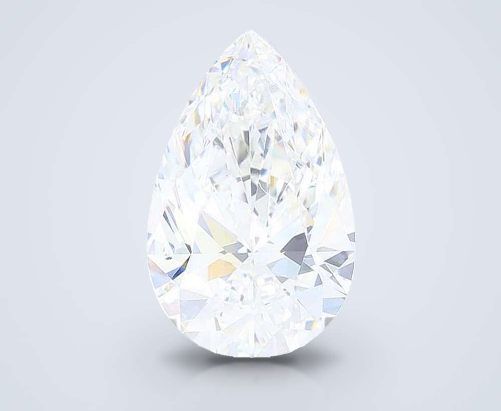 1.59ct E VS1 Rare Carat Ideal Cut Pear Lab Grown Diamond