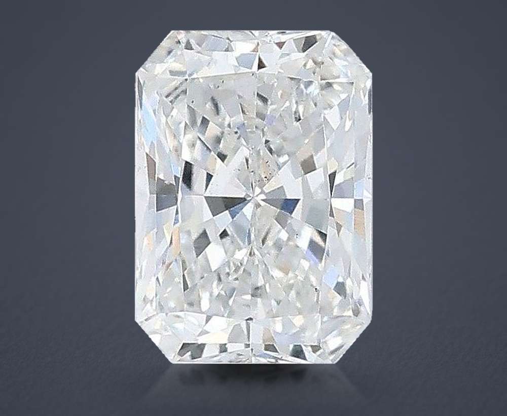 1.09ct E VS1 Rare Carat Ideal Cut Radiant Lab Grown Diamond