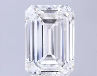 20.09ct F VVS2 Rare Carat Ideal Cut Emerald Lab Grown Diamond