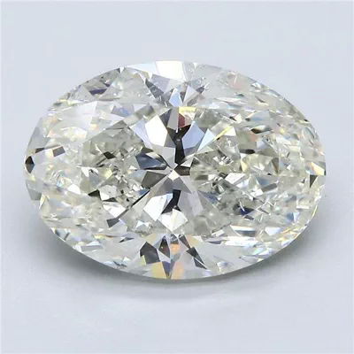 5.01ct J SI2 Very Good Cut Oval Diamond