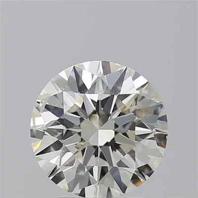 3.03ct J SI2 Rare Carat Ideal Cut Round Diamond