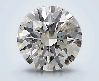 3.03ct J SI2 Rare Carat Ideal Cut Round Diamond