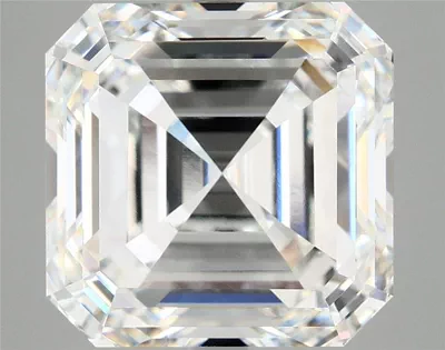 8.16ct E VVS2 Rare Carat Ideal Cut Asscher Lab Grown Diamond