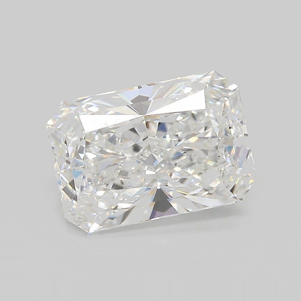 3.70ct D VS1 Very Good Cut Radiant Lab Grown Diamond