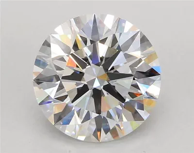 5.04ct G VVS2 Rare Carat Ideal Cut Round Lab Grown Diamond