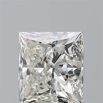 3.01ct J SI1 Rare Carat Ideal Cut Princess Diamond
