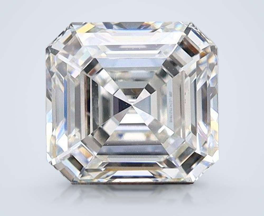 10.01ct F VVS2 Excellent Cut Asscher Lab Grown Diamond