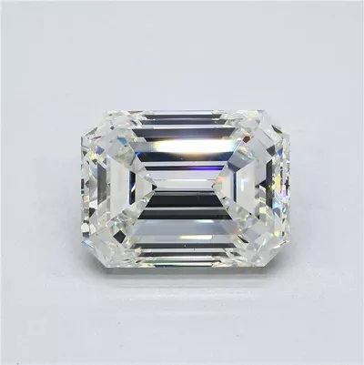 5.22ct I VVS1 Rare Carat Ideal Cut Emerald Diamond