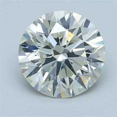 6.01ct J SI2 Excellent Cut Round Diamond