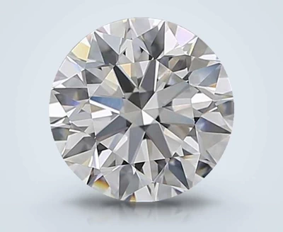 2.05ct E VVS2 Rare Carat Ideal Cut Round Diamond