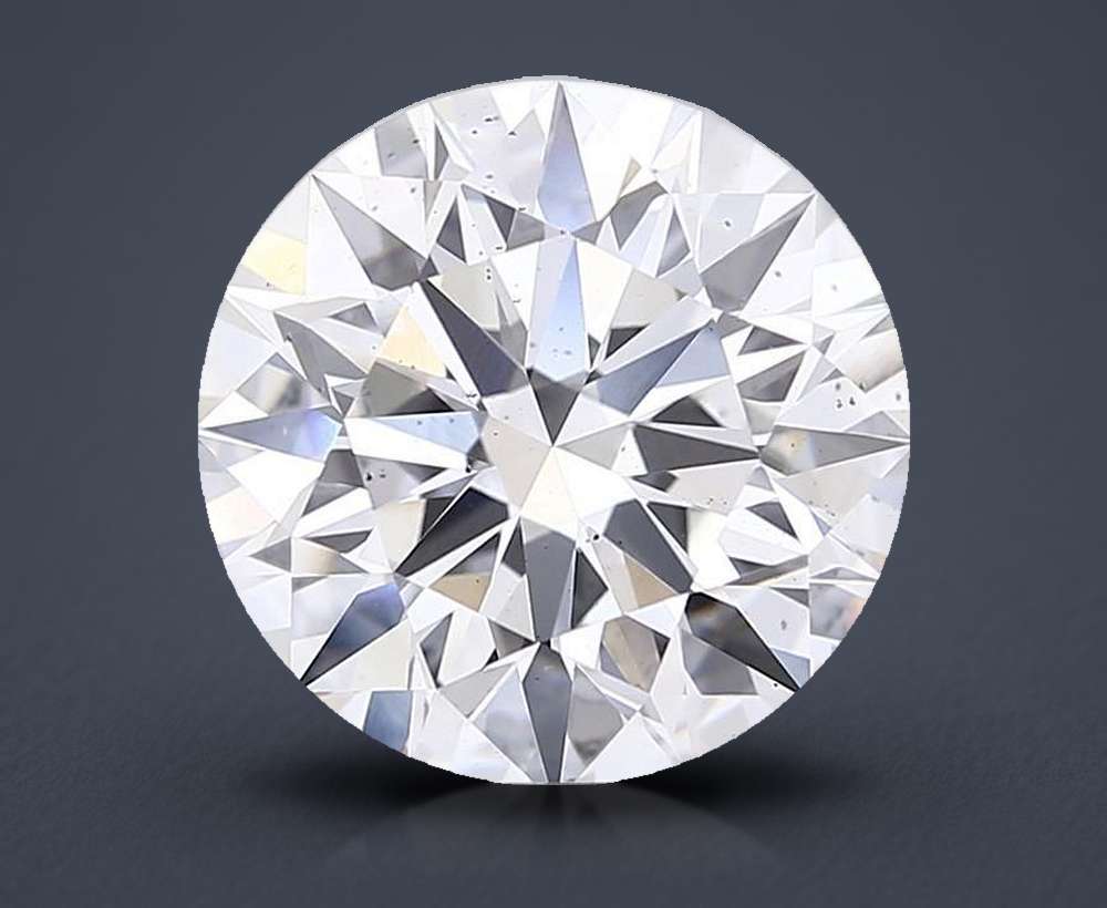 7.08ct E SI1 Rare Carat Ideal Cut Round Lab Grown Diamond