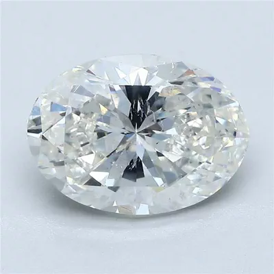 3.01ct H SI2 Very Good Cut Oval Diamond