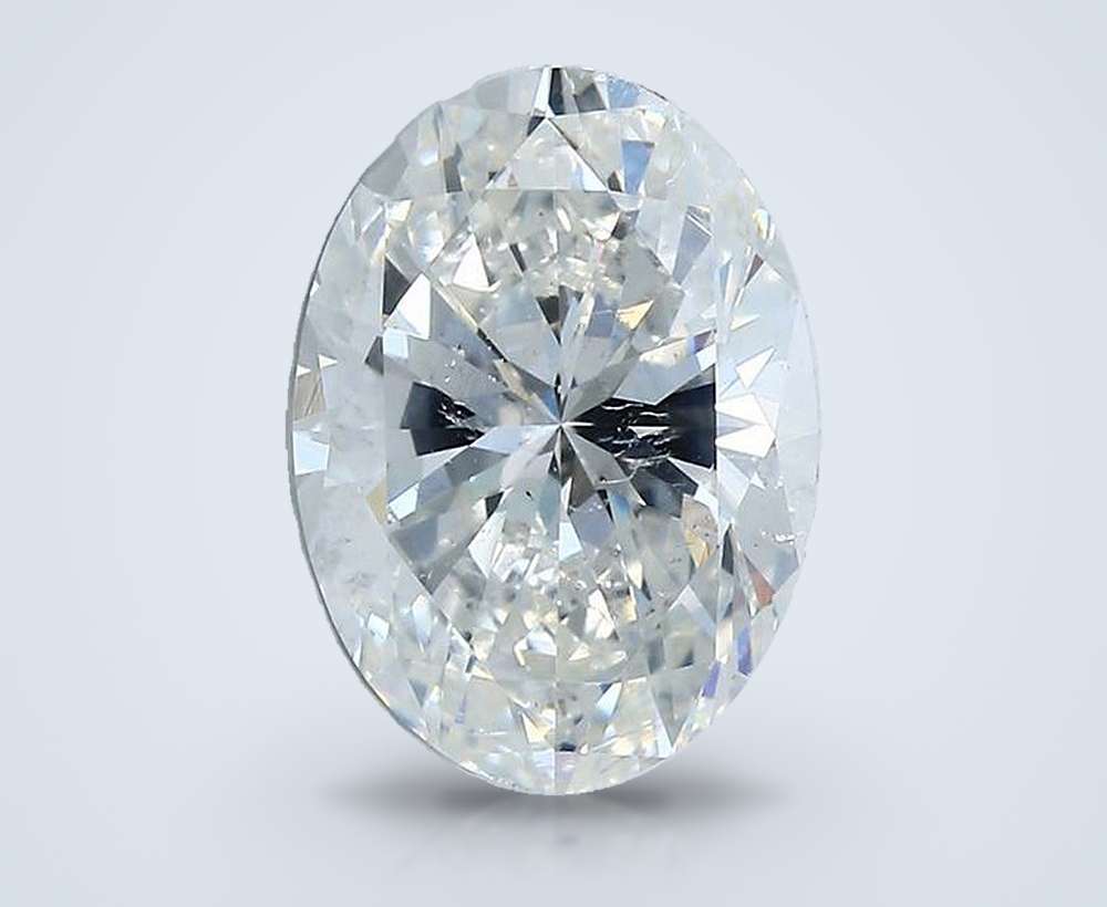 3.01ct H SI2 Very Good Cut Oval Diamond