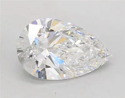 4.51ct E VS1 Rare Carat Ideal Cut Pear Lab Grown Diamond