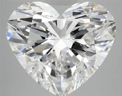6.28ct E VVS2 Rare Carat Ideal Cut Heart Lab Grown Diamond