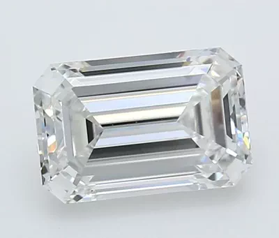 2.08ct D VS1 Rare Carat Ideal Cut Emerald Lab Grown Diamond