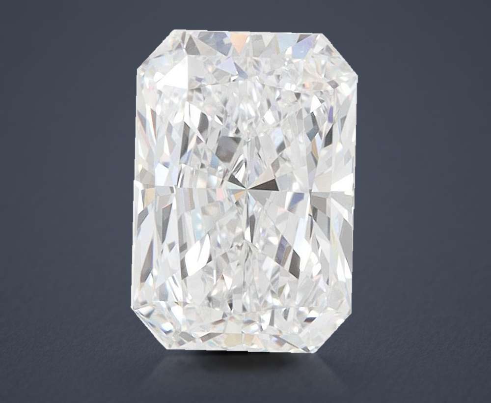 2.01ct D VVS1 Rare Carat Ideal Cut Radiant Lab Grown Diamond