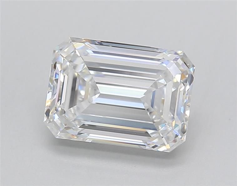 2.02ct E VVS2 Rare Carat Ideal Cut Emerald Lab Grown Diamond
