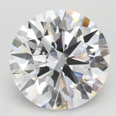 3.29ct D IF Rare Carat Ideal Cut Round Lab Grown Diamond