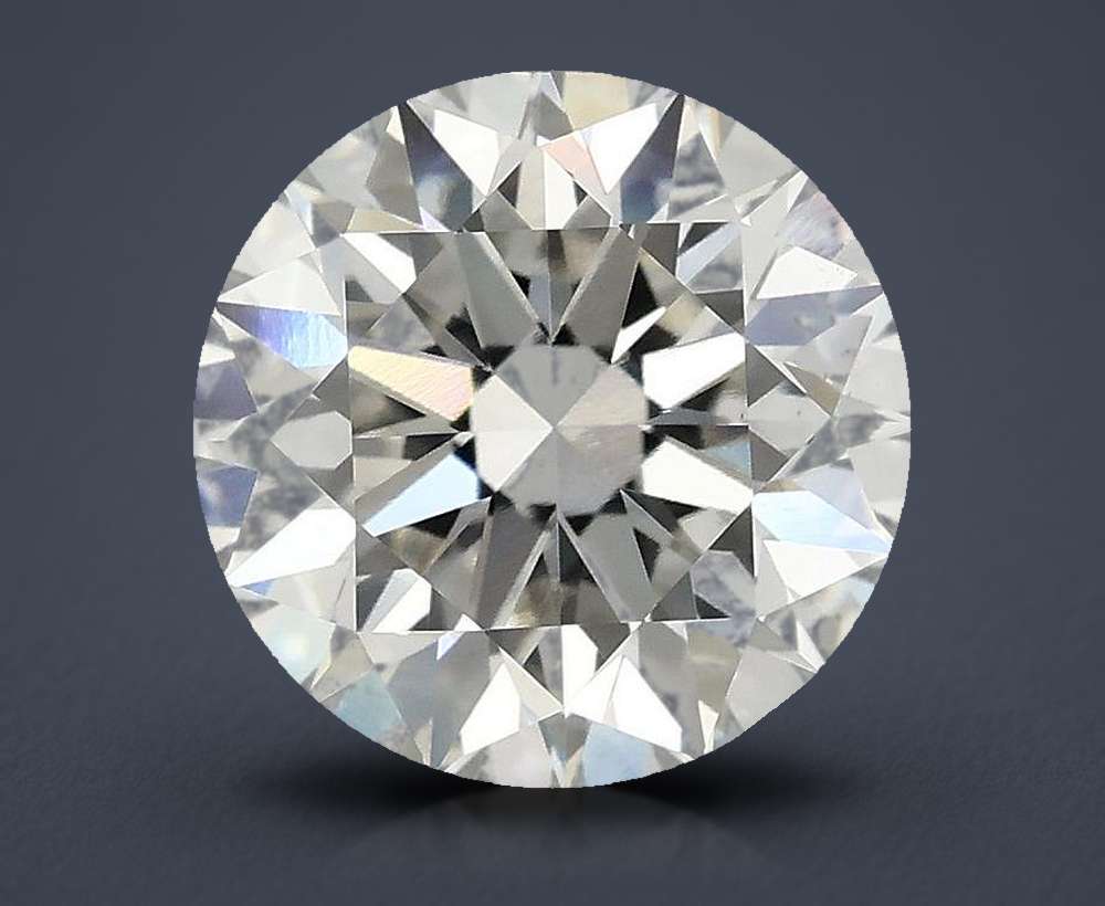 3.09ct H VS2 Very Good Cut Round Lab Grown Diamond