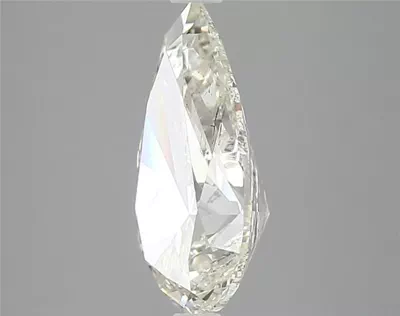 3.01ct J SI2 Rare Carat Ideal Cut Pear Diamond