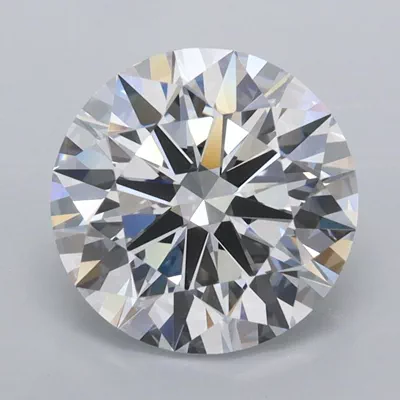 2.46ct E FL Rare Carat Ideal Cut Round Lab Grown Diamond