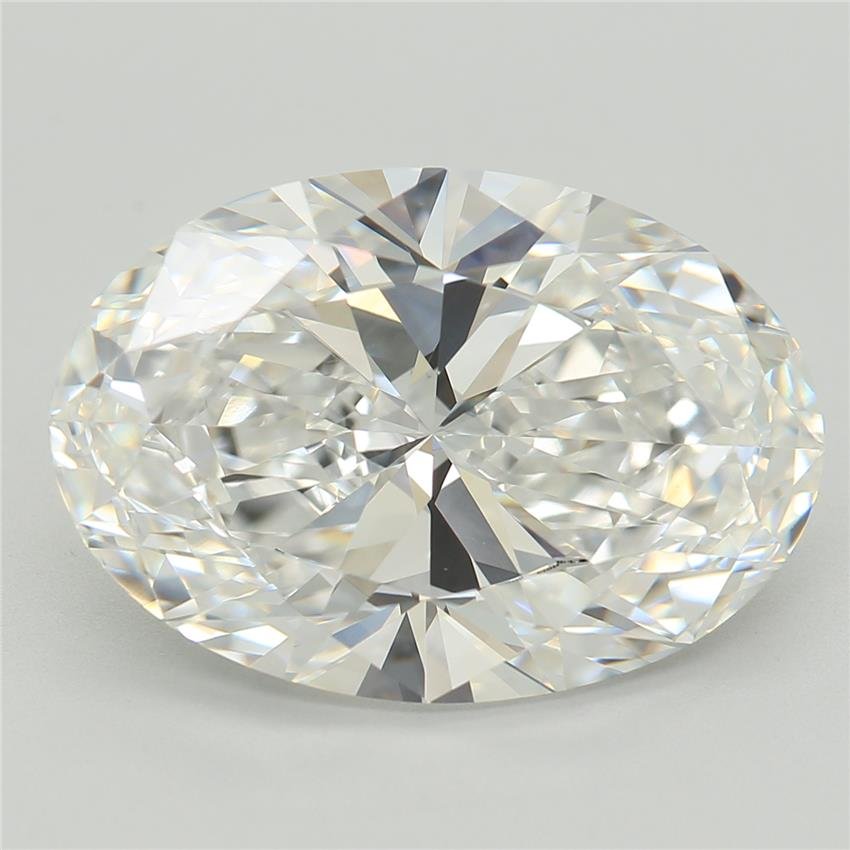 5.06ct E VVS2 Rare Carat Ideal Cut Oval Lab Grown Diamond