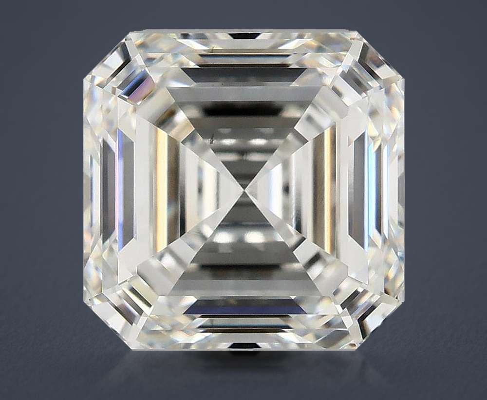 4.07ct F VS1 Rare Carat Ideal Cut Asscher Lab Grown Diamond