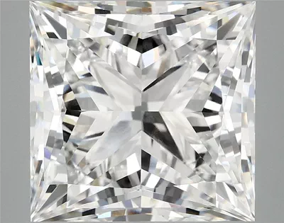 8.06ct E VVS2 Rare Carat Ideal Cut Princess Lab Grown Diamond