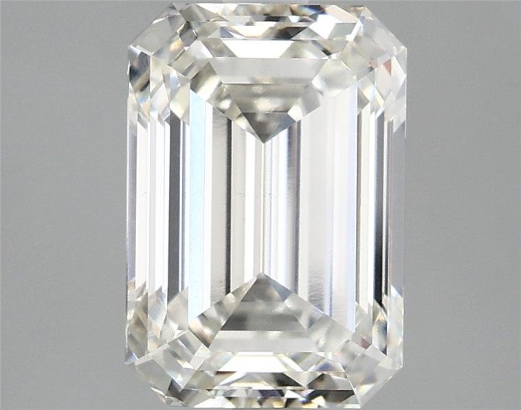 3.10ct H VS2 Excellent Cut Emerald Lab Grown Diamond