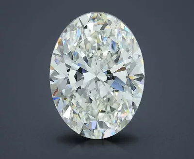 5.62ct H SI1 Rare Carat Ideal Cut Oval Diamond