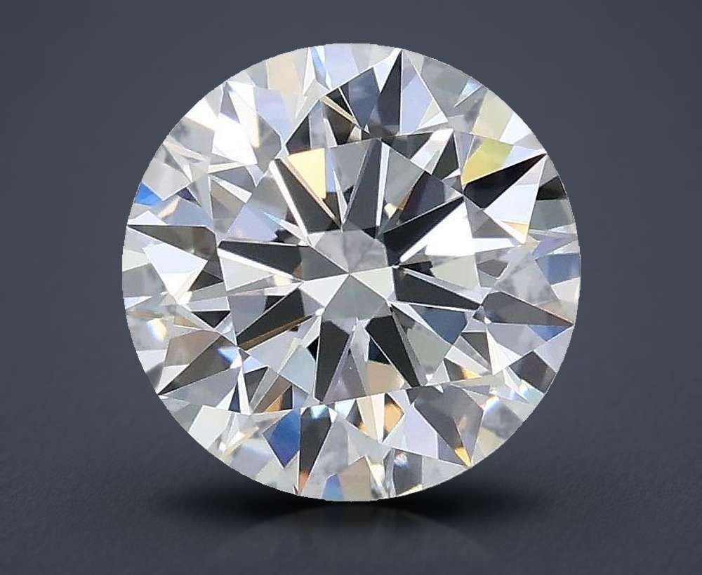 1.57ct D VVS2 Rare Carat Ideal Cut Round Lab Grown Diamond