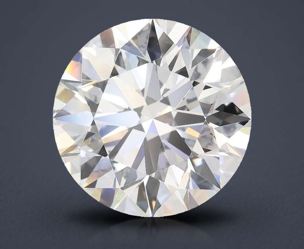 4.47ct D VVS1 Rare Carat Ideal Cut Round Lab Grown Diamond