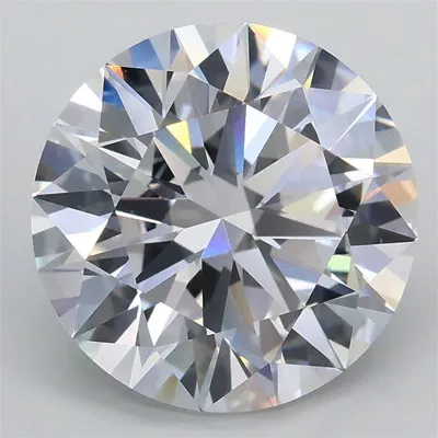 4.20ct E VVS2 Rare Carat Ideal Cut Round Lab Grown Diamond
