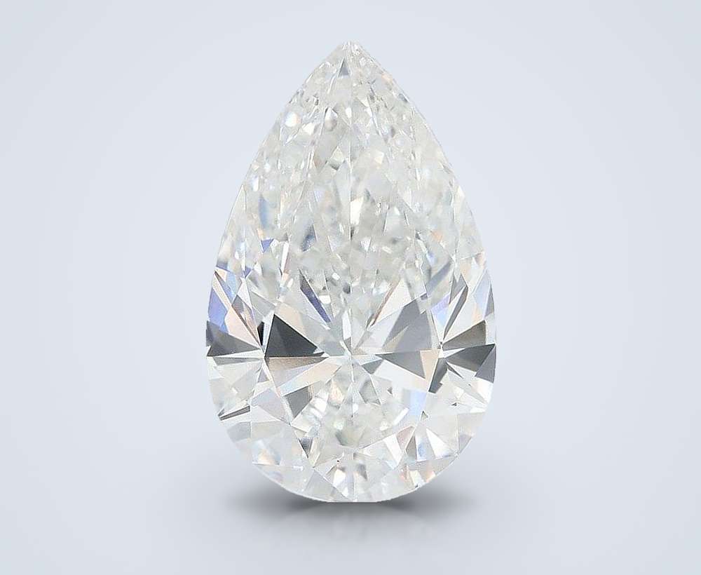 13.01ct F VVS2 Rare Carat Ideal Cut Pear Lab Grown Diamond