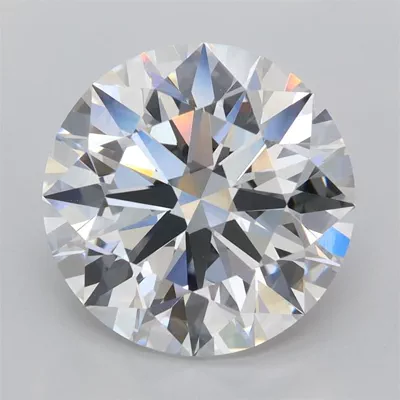 5.02ct E VVS2 Rare Carat Ideal Cut Round Lab Grown Diamond