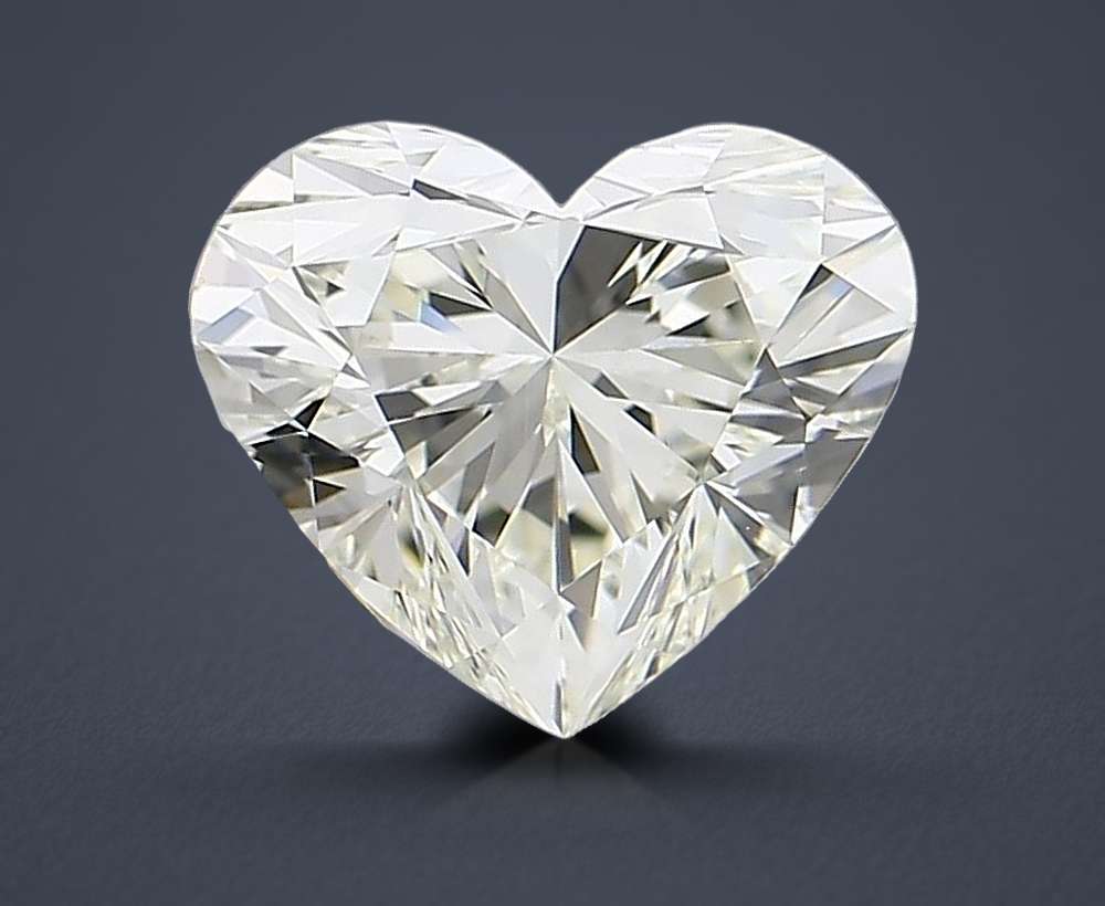 2.02ct K VVS1 Rare Carat Ideal Cut Heart Diamond