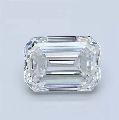 2.01ct G VVS2 Rare Carat Ideal Cut Emerald Diamond