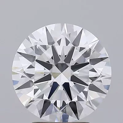 3.39ct E IF Rare Carat Ideal Cut Round Lab Grown Diamond