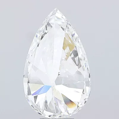 9.54ct E VVS2 Rare Carat Ideal Cut Pear Lab Grown Diamond