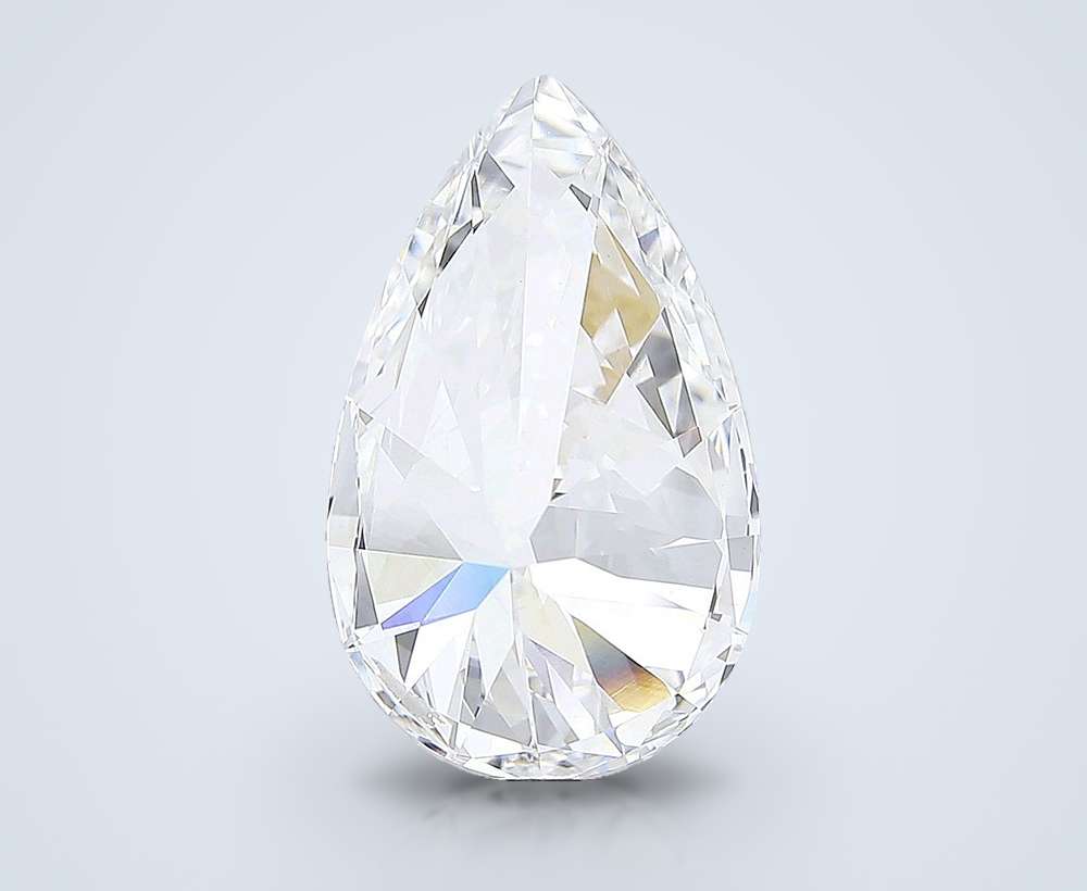 9.54ct E VVS2 Rare Carat Ideal Cut Pear Lab Grown Diamond