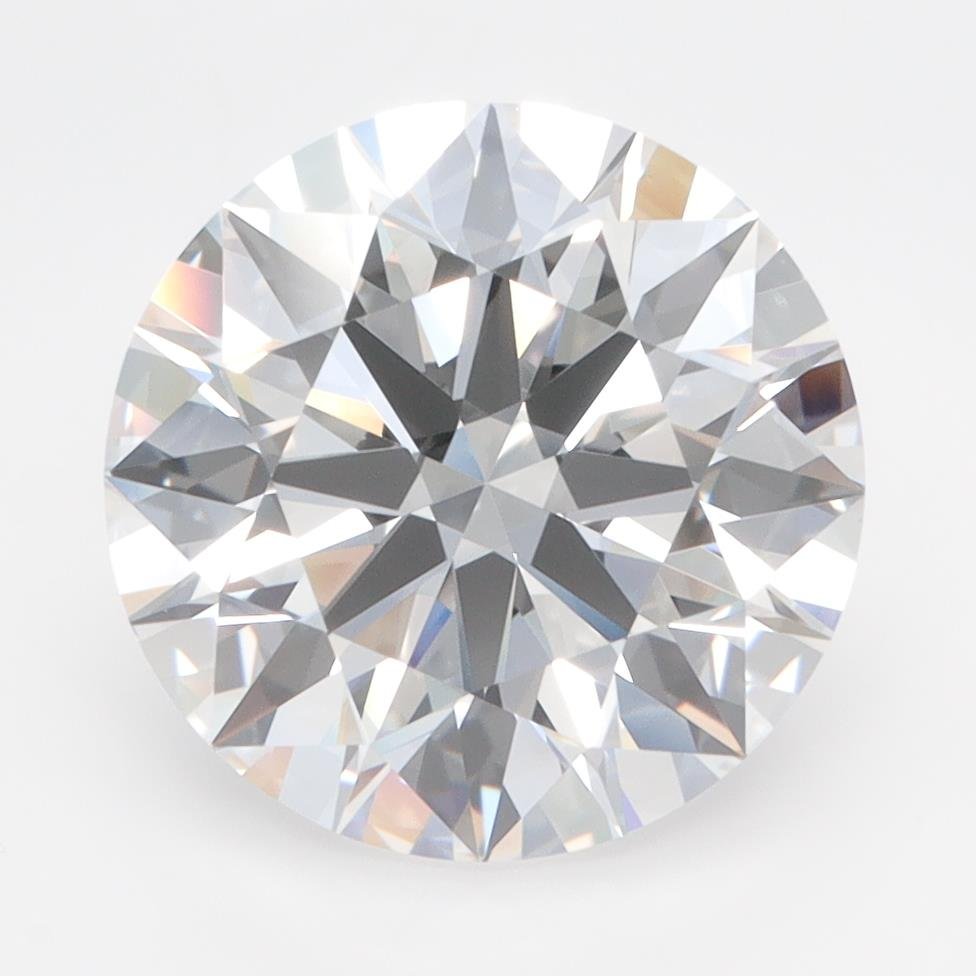 4.27ct D FL Rare Carat Ideal Cut Round Lab Grown Diamond
