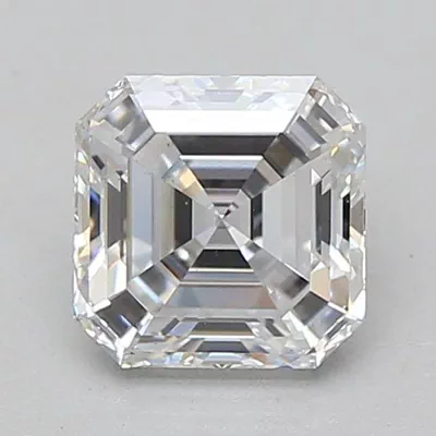 1.59ct D VS1 Rare Carat Ideal Cut Asscher Lab Grown Diamond