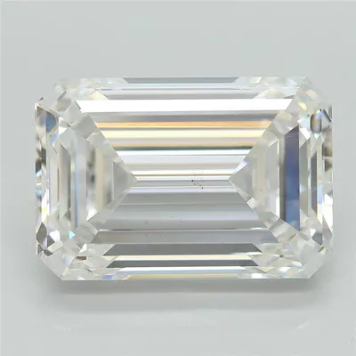 6.01ct E VS2 Rare Carat Ideal Cut Emerald Lab Grown Diamond