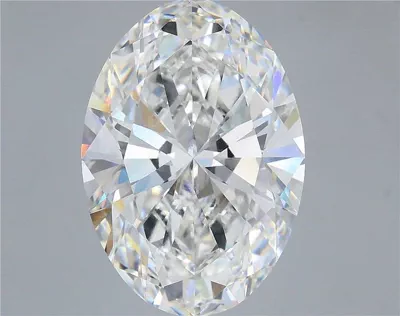 12.08ct F VVS2 Rare Carat Ideal Cut Oval Lab Grown Diamond